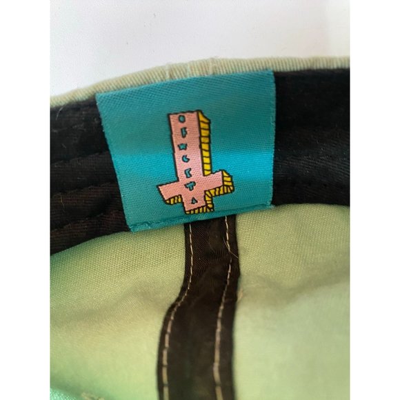 Odd Future OFWGKTA Tyler the Creator Donut Pink Strapback Hat Green - Picture 6 of 7